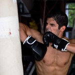 Thai HIIT Kickboxing Heavy Bag Workout elbows