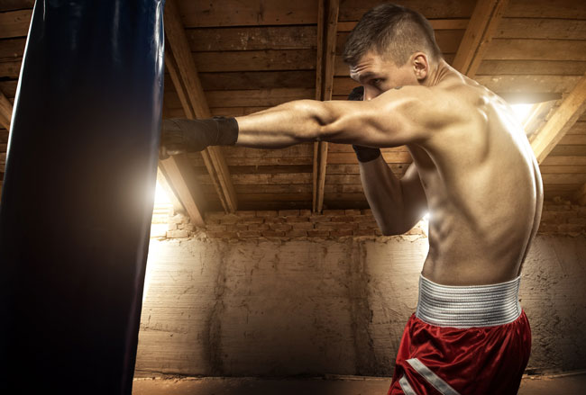 kickboxing heavy bag workout